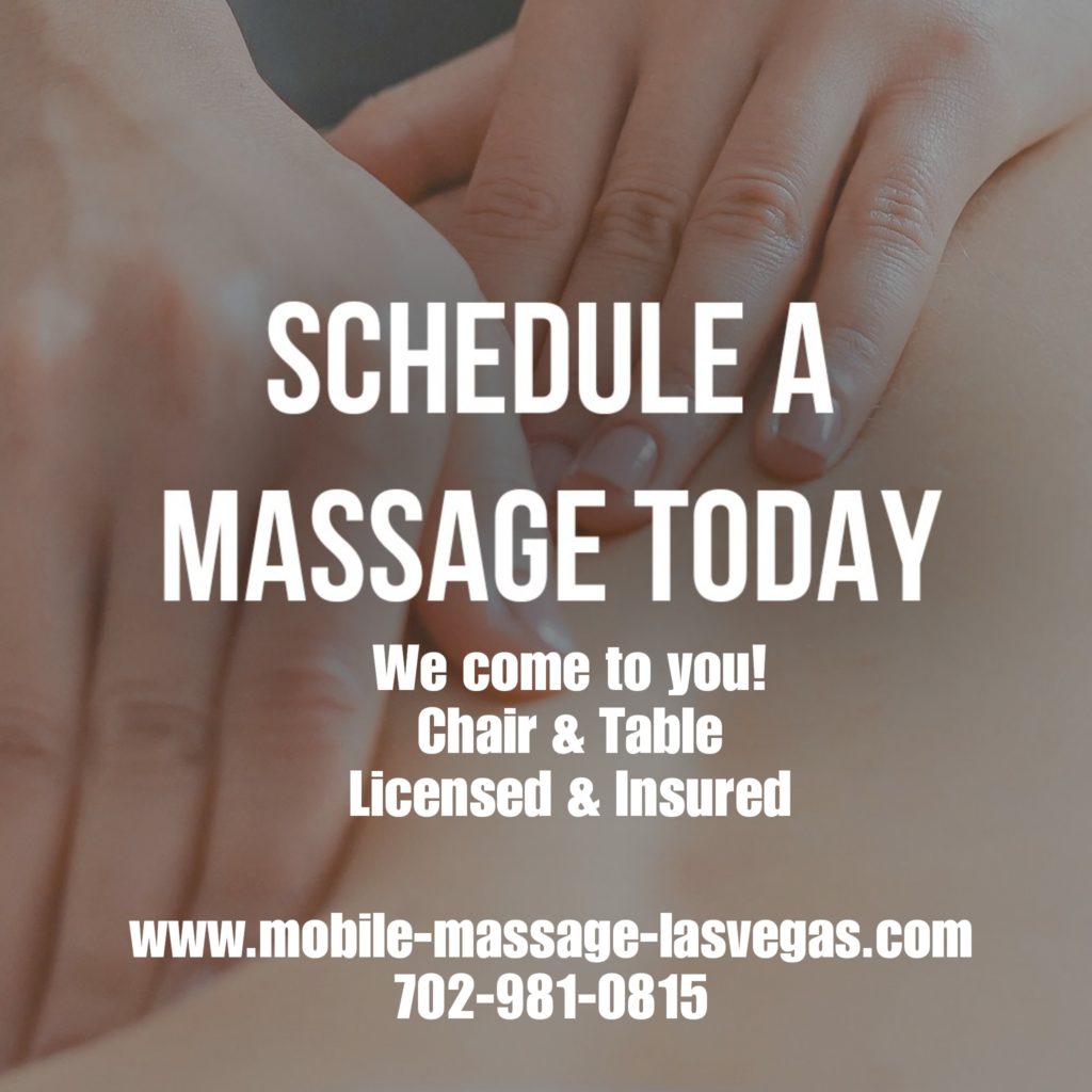 Call To Schedule A Massage Today A Magic Touch Mobile Massage Las Vegas 